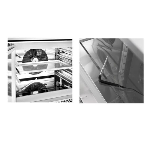 ATTILA5 - Abbattitore di temperatura acciaio Inox a 5 teglie GN 1/1 - immagine 3